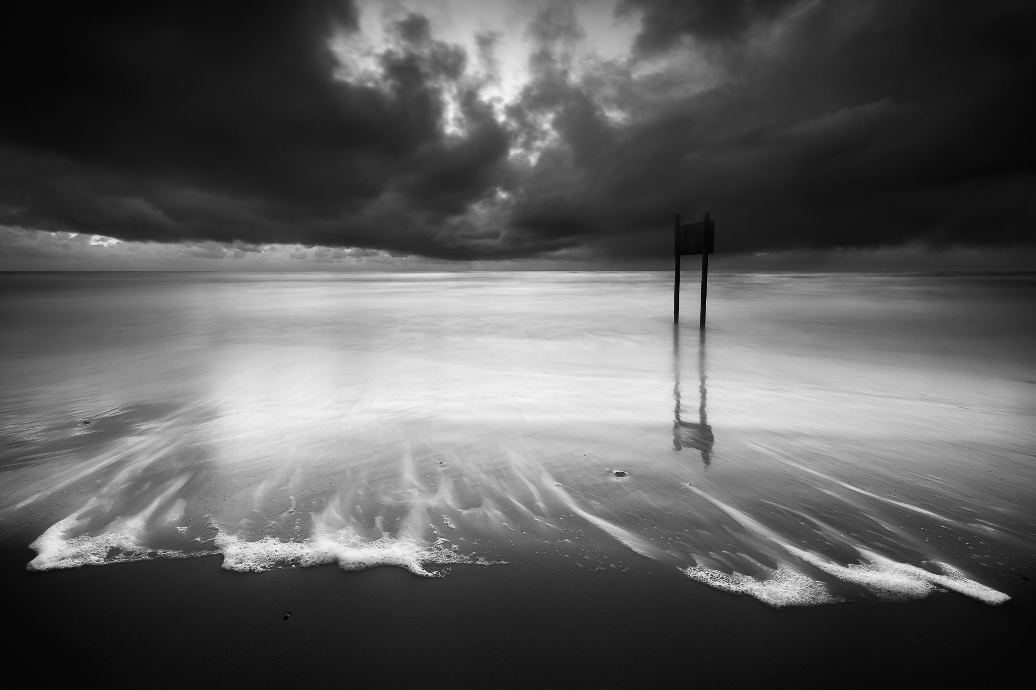 Surreal seascapes near Schoorl, Netherlands
