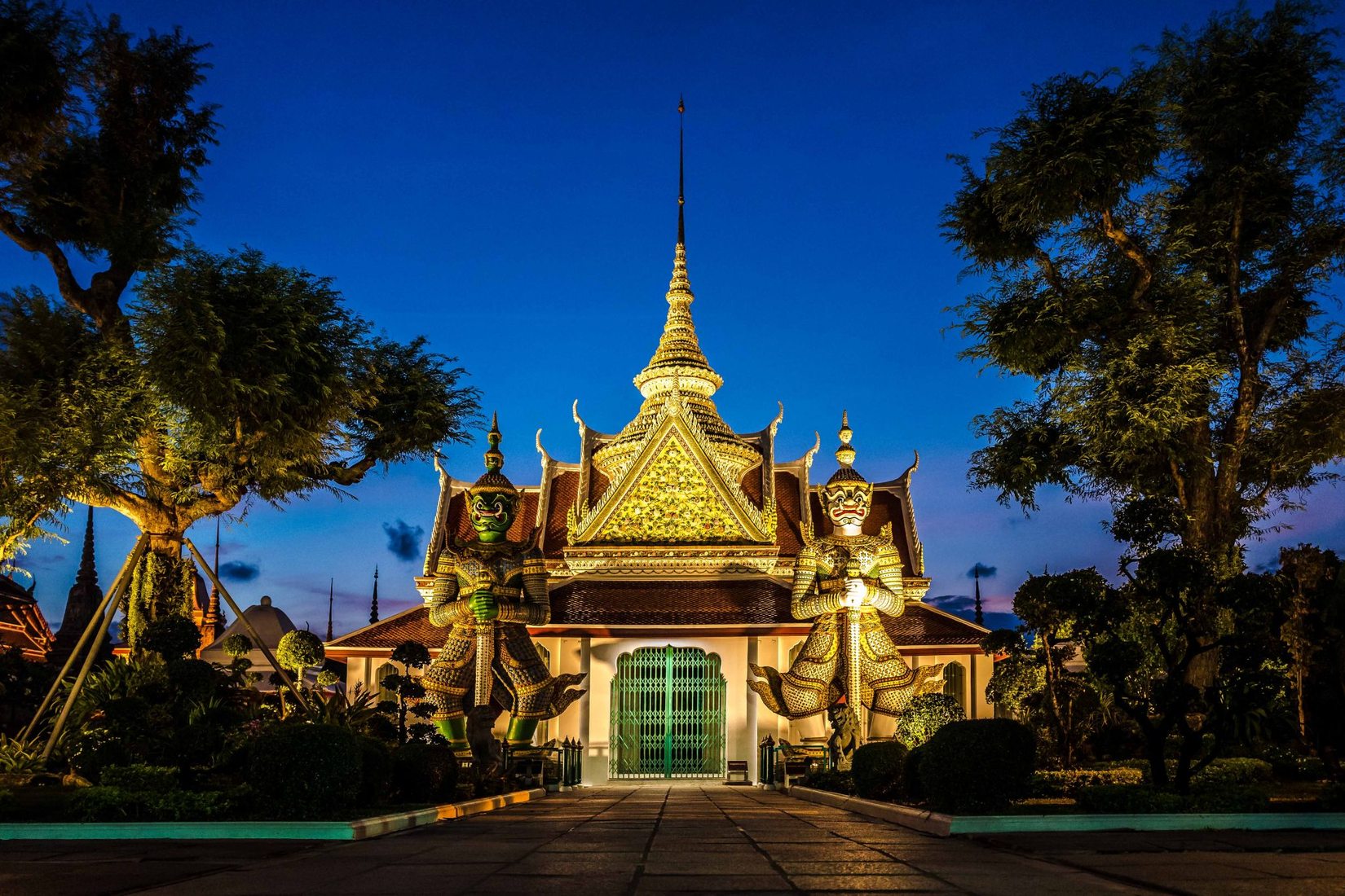 Temple next to Wat Arun, Thailand