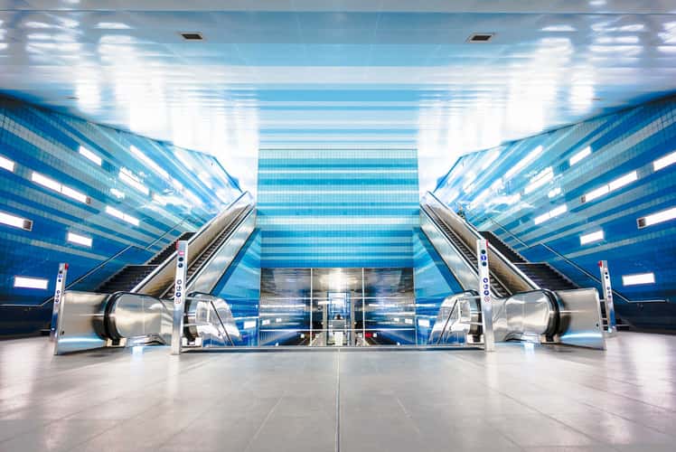 Überseequartier - Subway Station, Hamburg