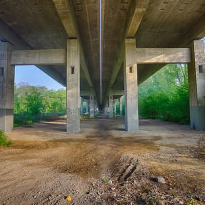 Under the highway, Germany