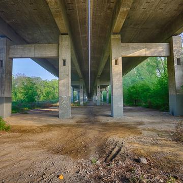 Under the highway, Germany