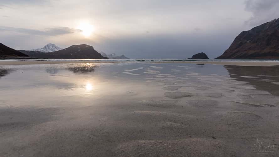 Via beach during low tide