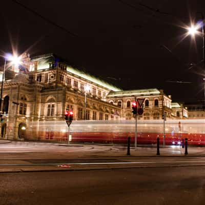 Long Exposure on Opera Vienna, Austria