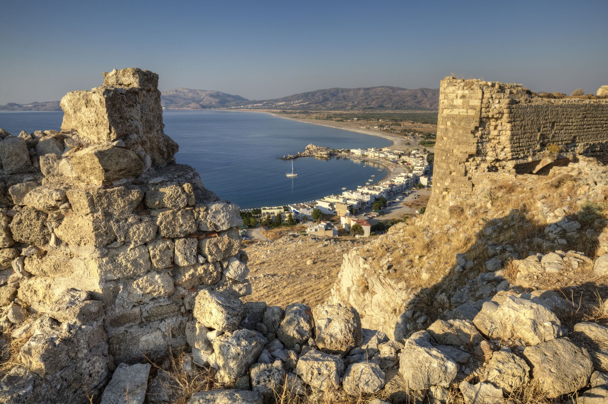 Feraklos castle ruins, Greece