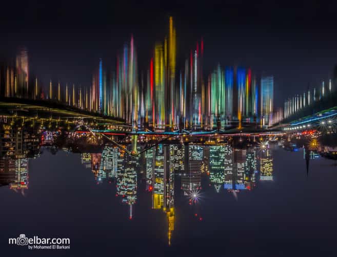 View from “Deutschherrenbridge“, Frankfurt am Main