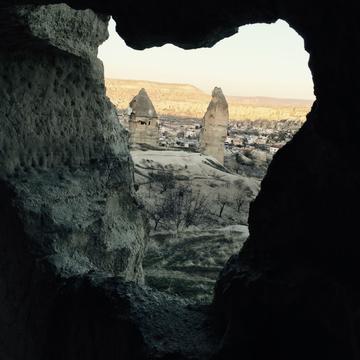 Höhlenliebe bei Sonnenuntergang, Turkey (Türkiye)