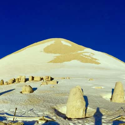 holy Tomb on top of the Nemrut Dagi, Turkey (Türkiye)