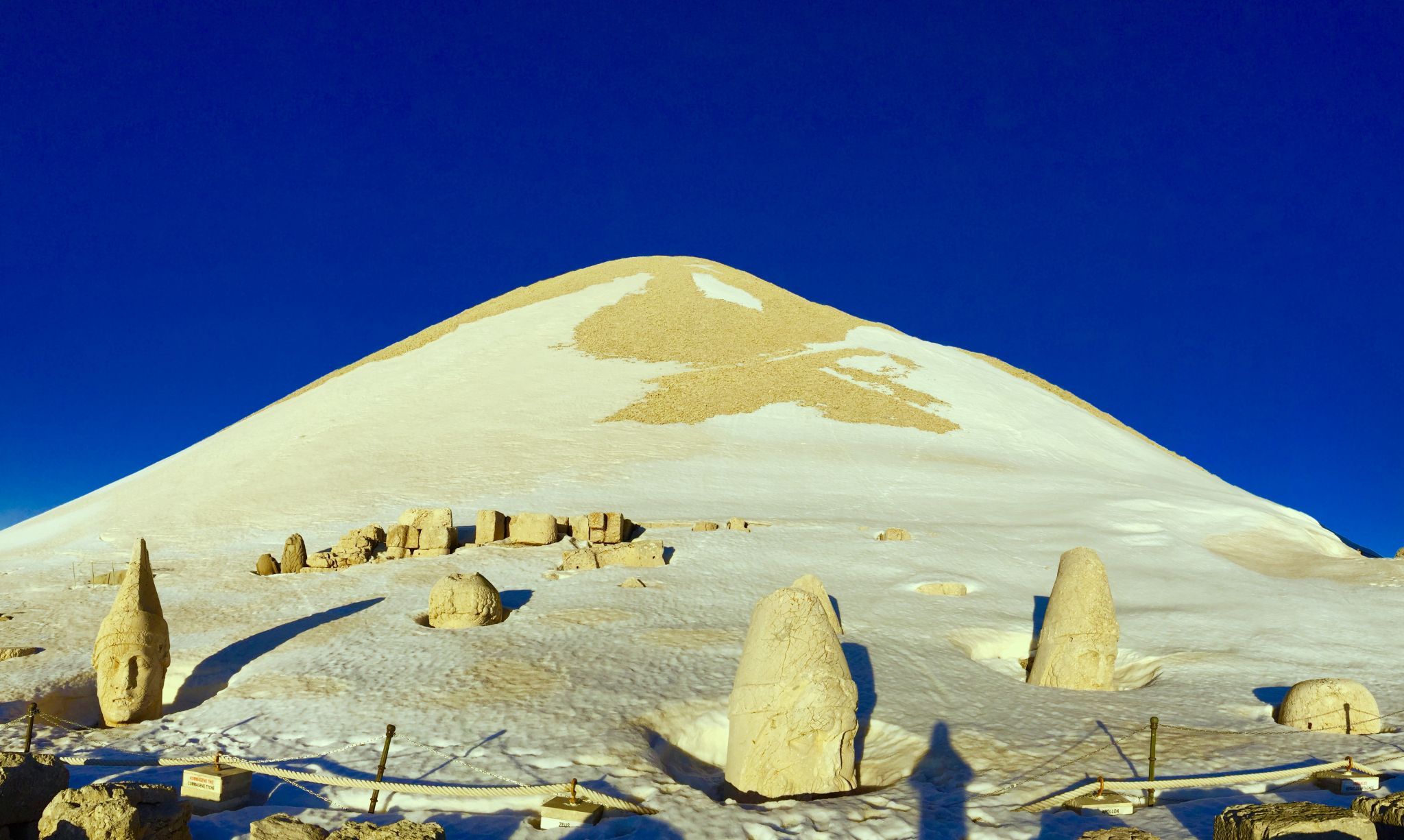 holy Tomb on top of the Nemrut Dagi, Turkey (Türkiye)