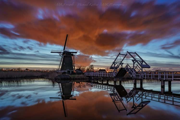 Bridge in Kinderdijk