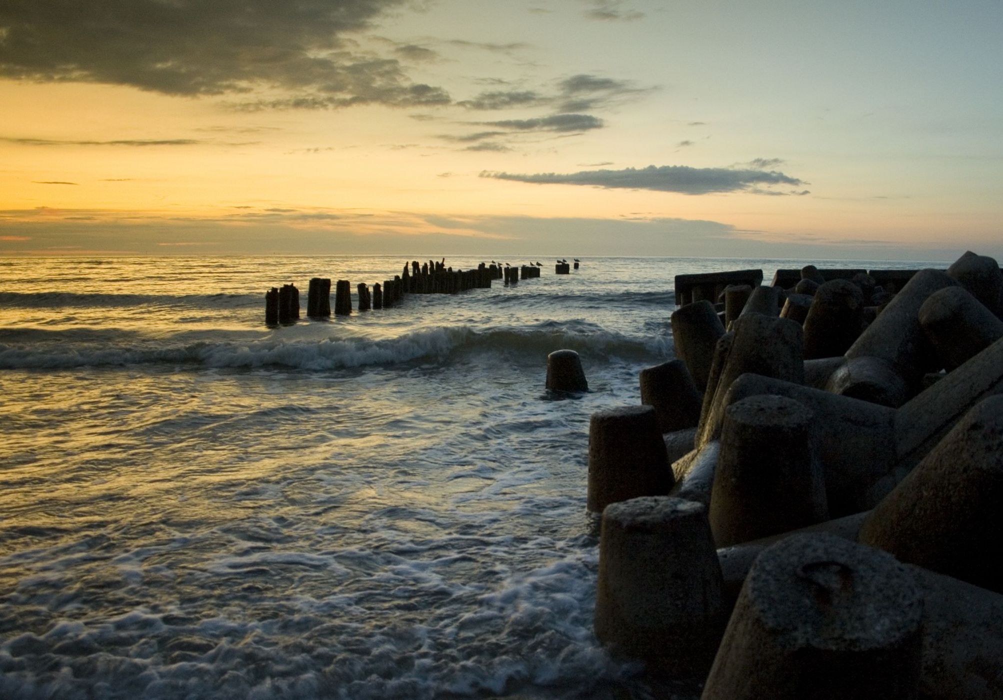 Kołobrzeg beach, Poland