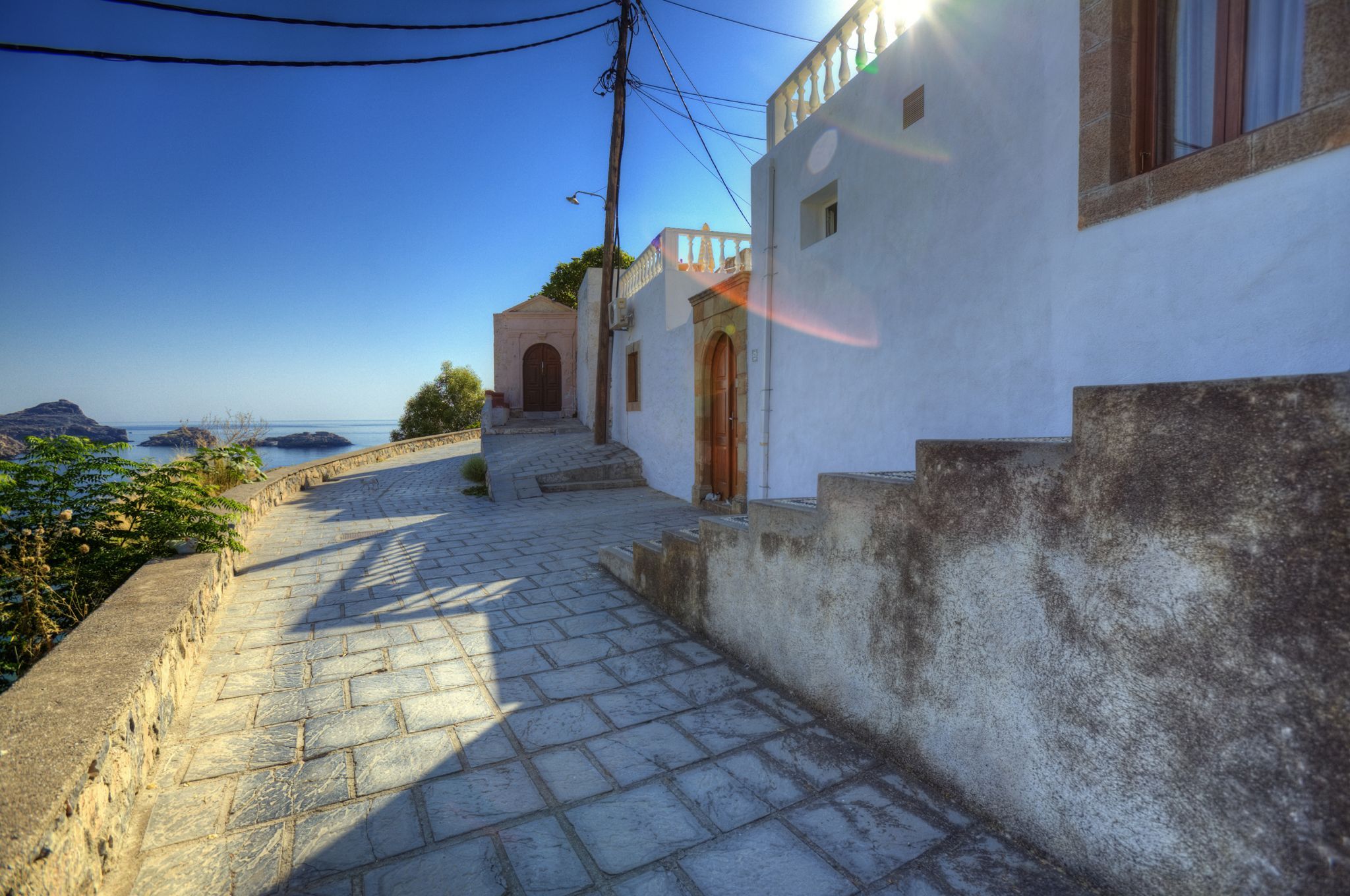 Lindos streets, Greece