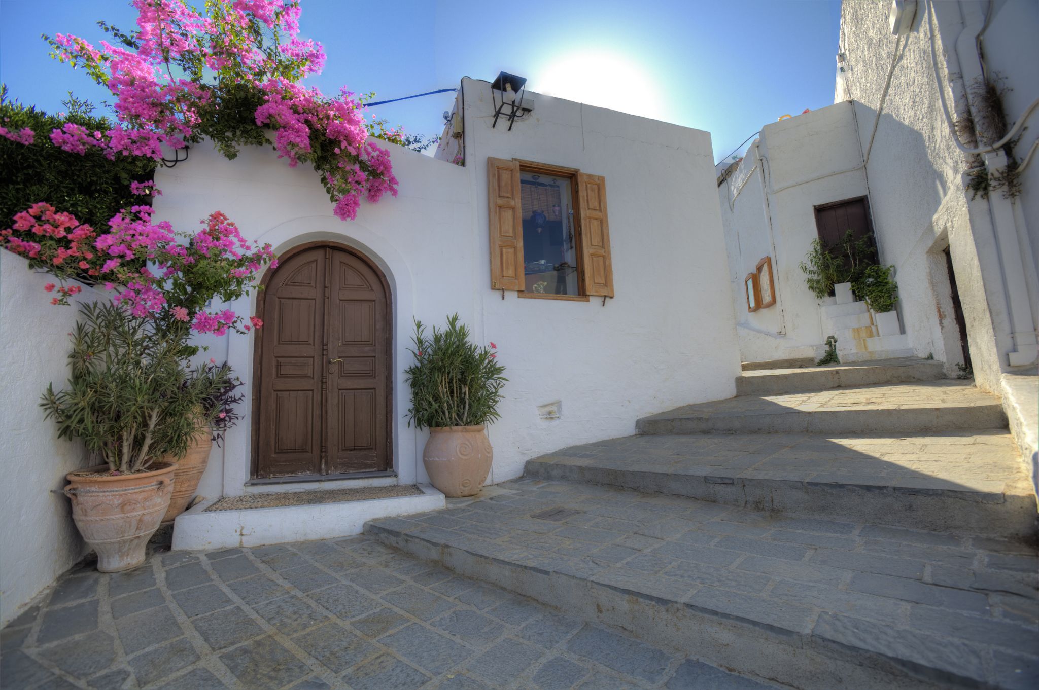 Lindos streets, Greece