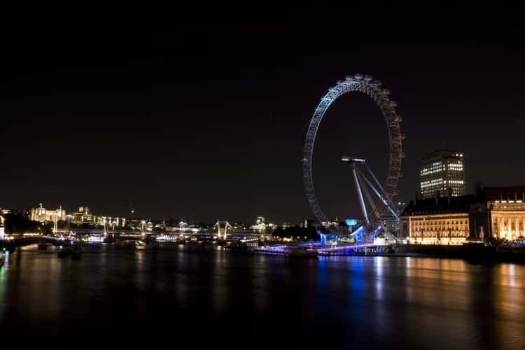 London Eye from Westminster Bridge, London