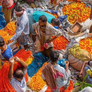 Markt in Kalkutta, India