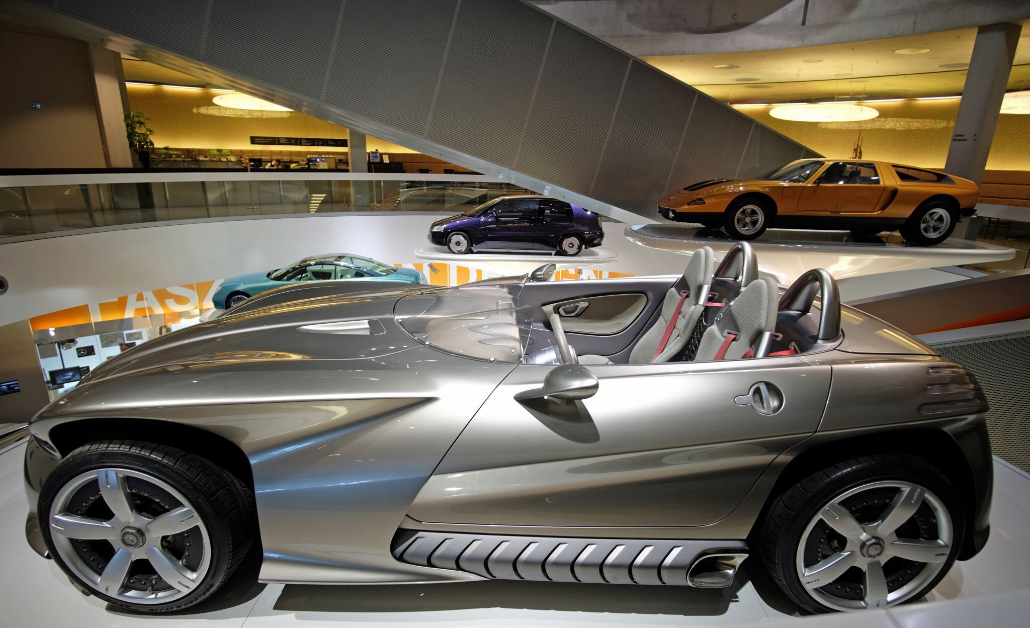Mercedes Museum, Stuttgart, Germany
