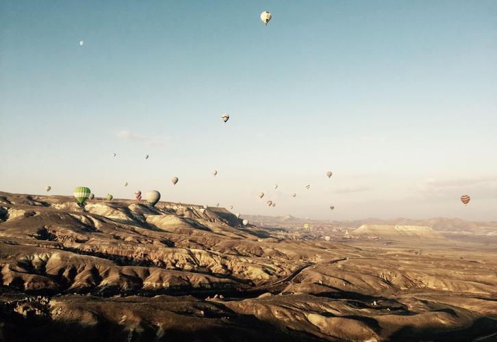 morning glory in Cappadocia