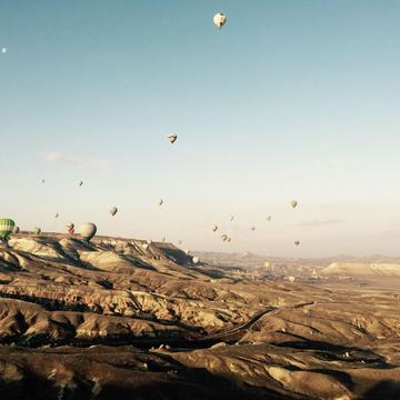 morning glory in Cappadocia, Turkey (Türkiye)