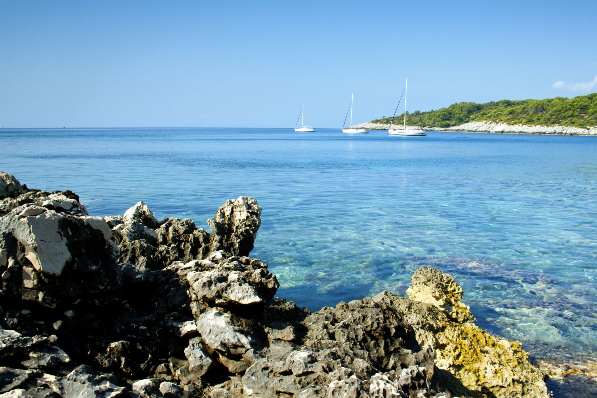 Przina bay, Korcula island, Croatia