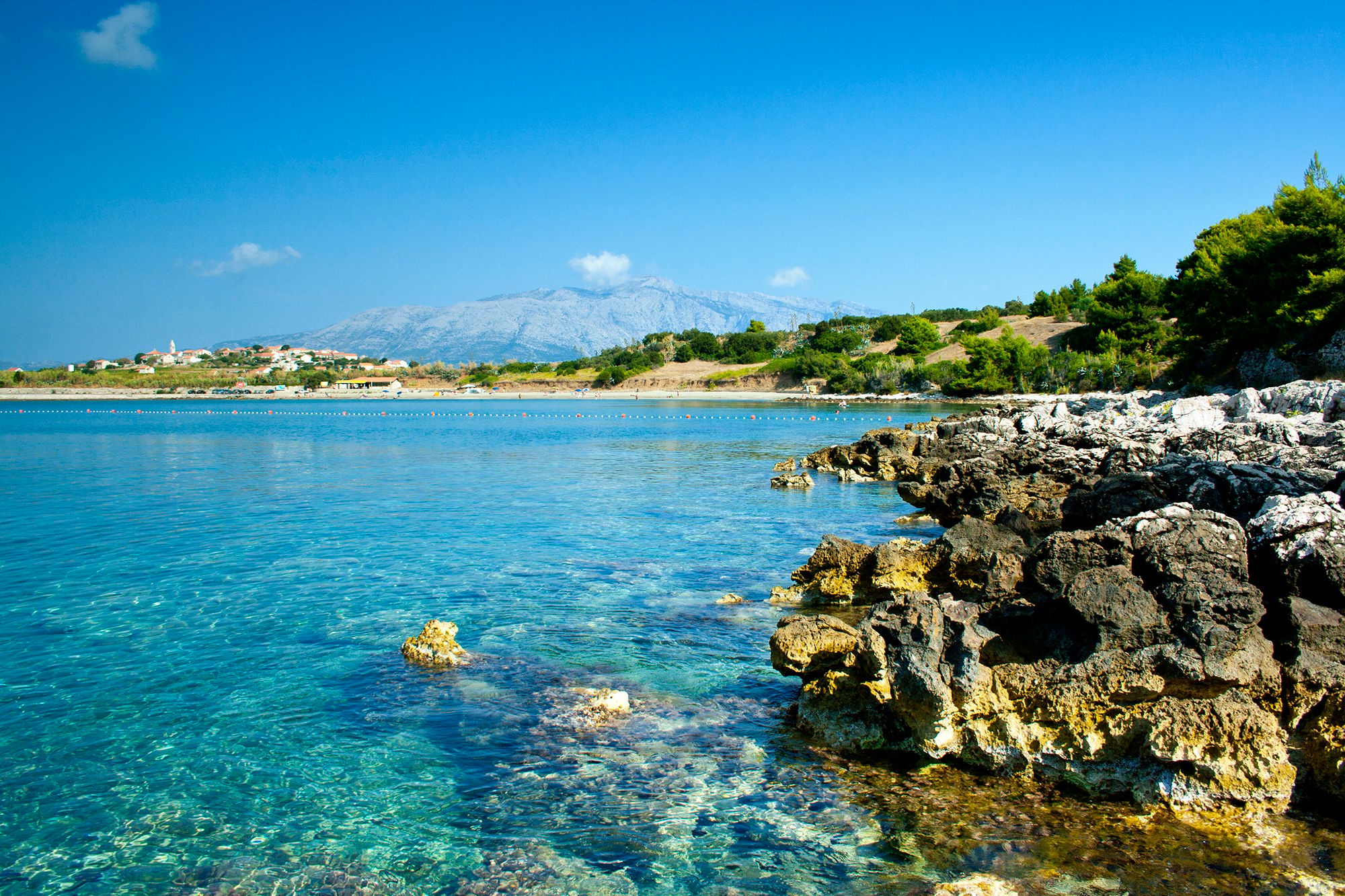 Przina bay, Korcula island, Croatia