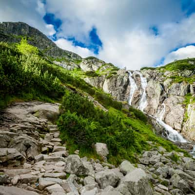 Siklawa waterfall, Poland