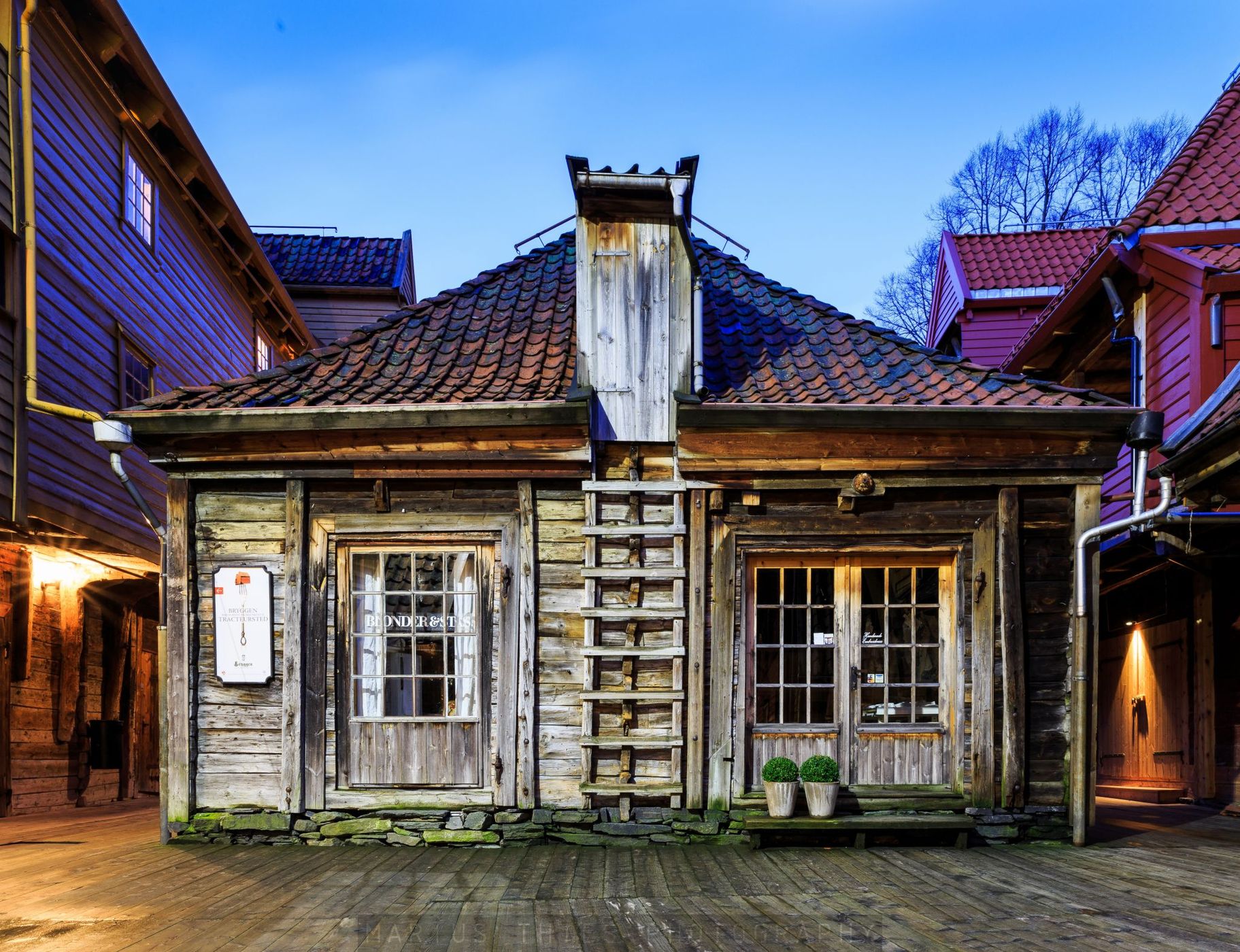 The District Bryggen in Bergen, Norway