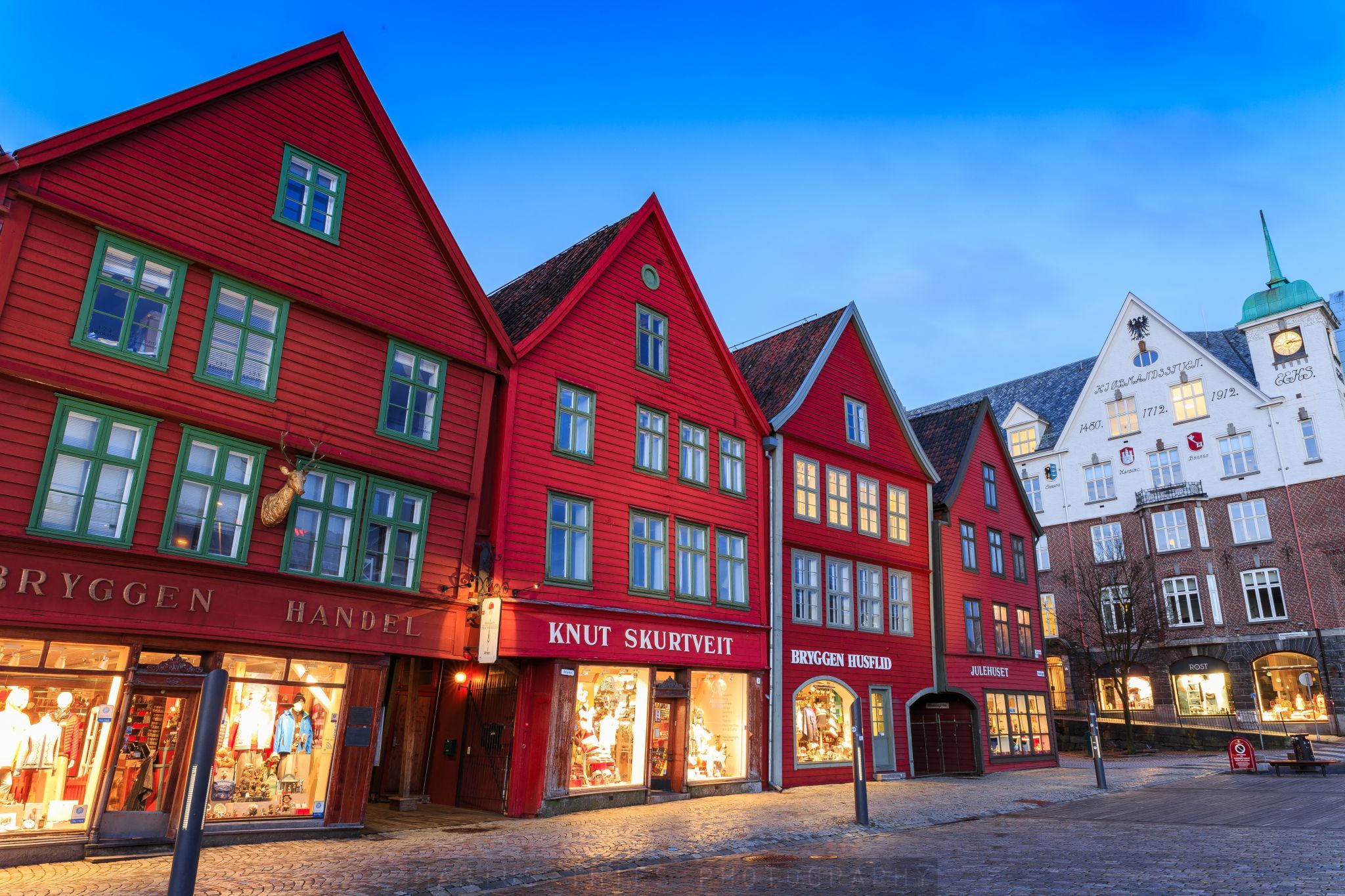 The District Bryggen in Bergen, Norway