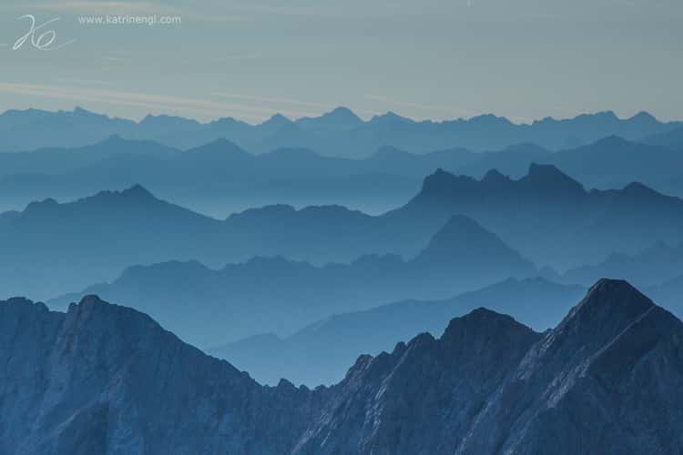 View from the Zugspitze