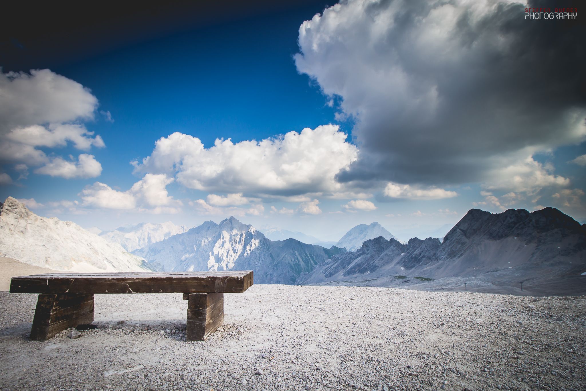 View from the Zugspitzplatt, Germany