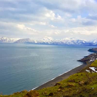 View over Lake Van, Turkey (Türkiye)