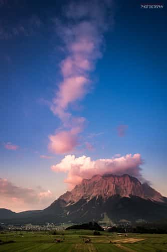 Wettersteingebirge in the Sunset