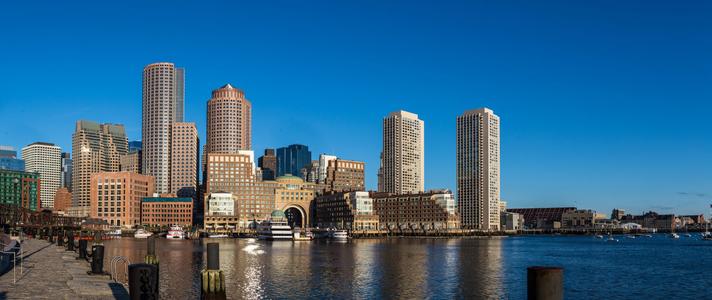 Boston Harbor Skyline