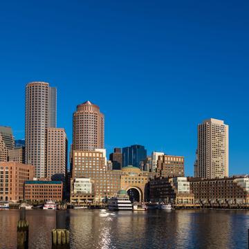 Boston Harbor Skyline, USA