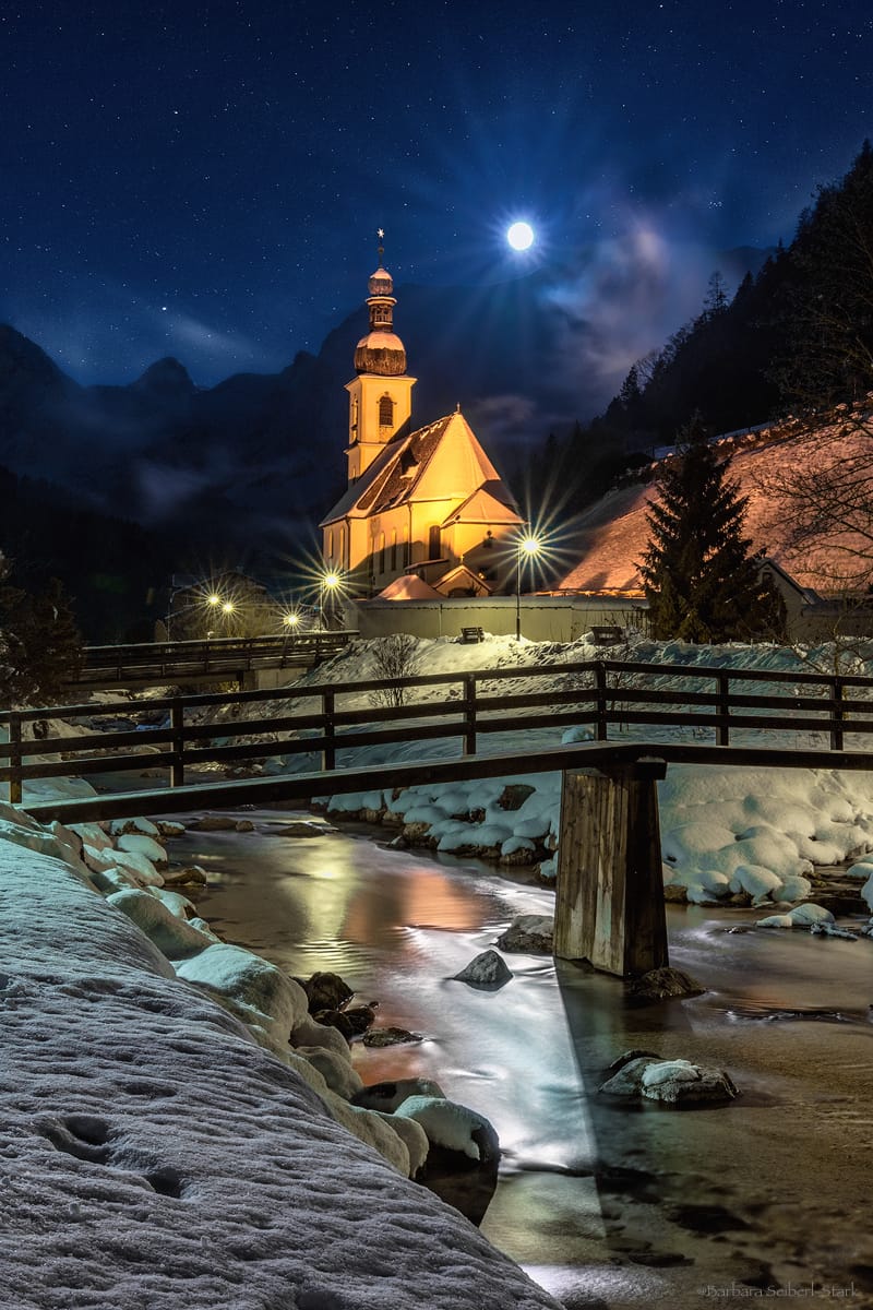 Church St. Sebastian, Ramsau, Berchtesgaden, Germany