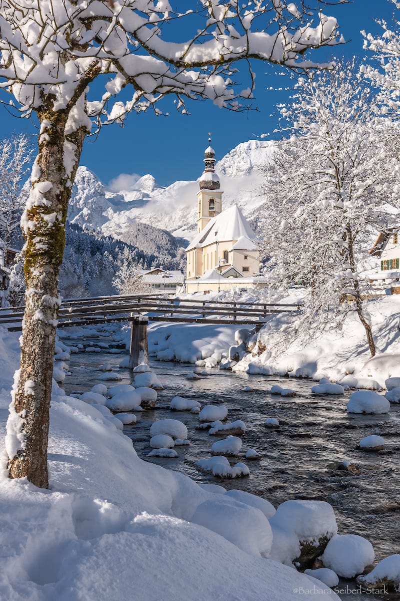 Church St. Sebastian, Ramsau, Berchtesgaden, Germany