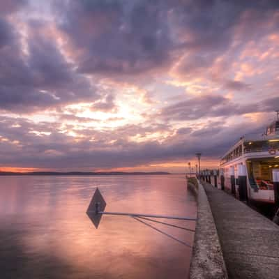 Ferry at Meersburg, Germany