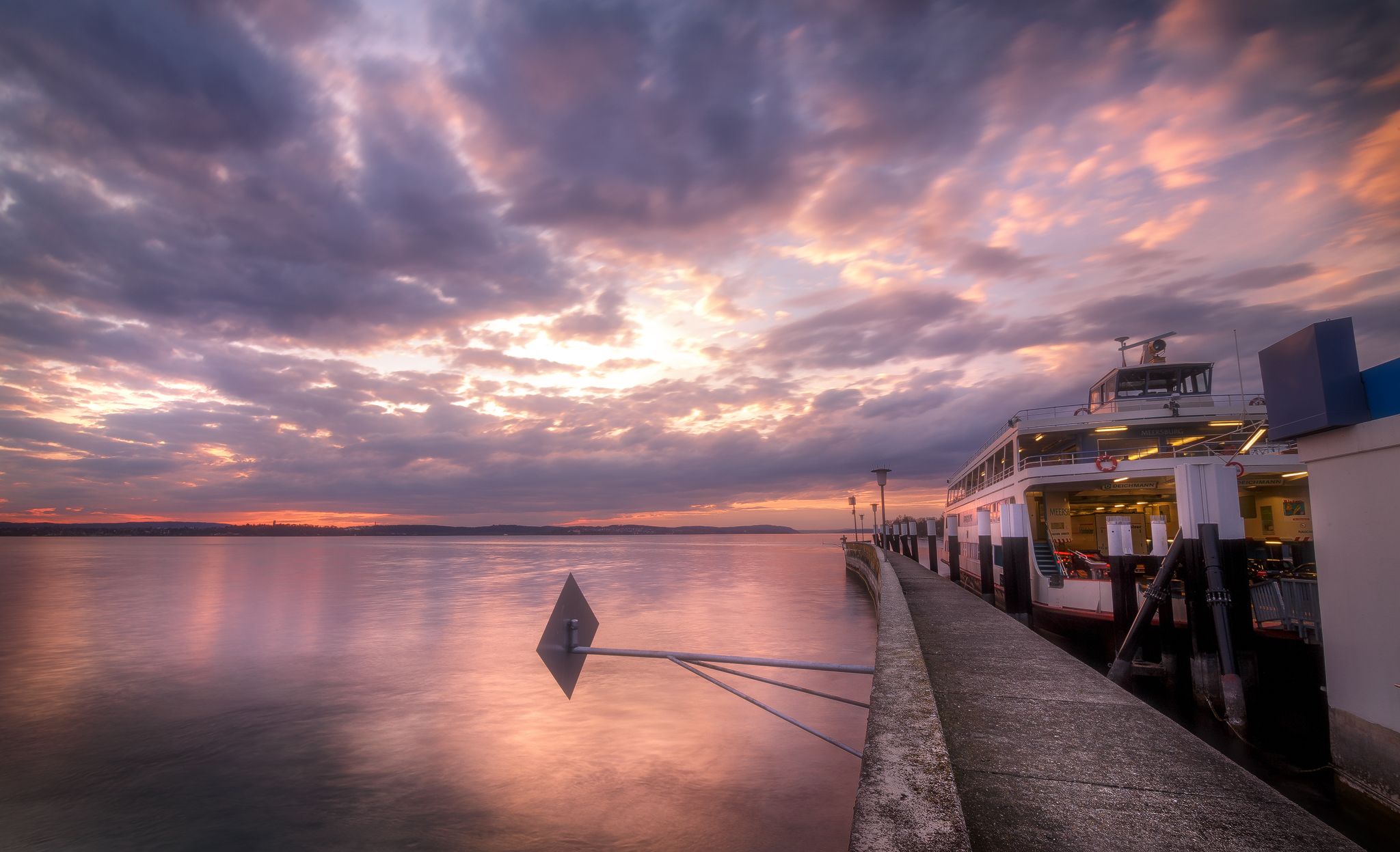 Ferry at Meersburg, Germany