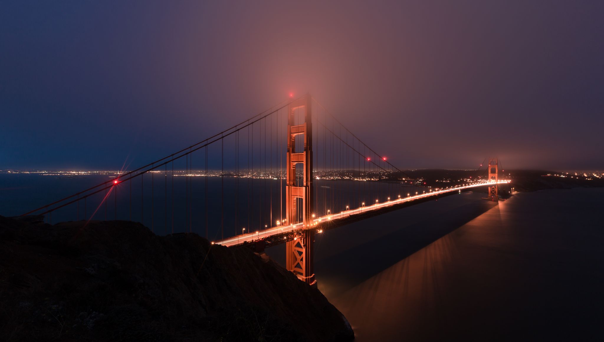 Golden Gate Bridge from Battery Spencer, USA