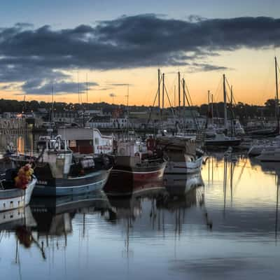 Harbour of Concarneau, France