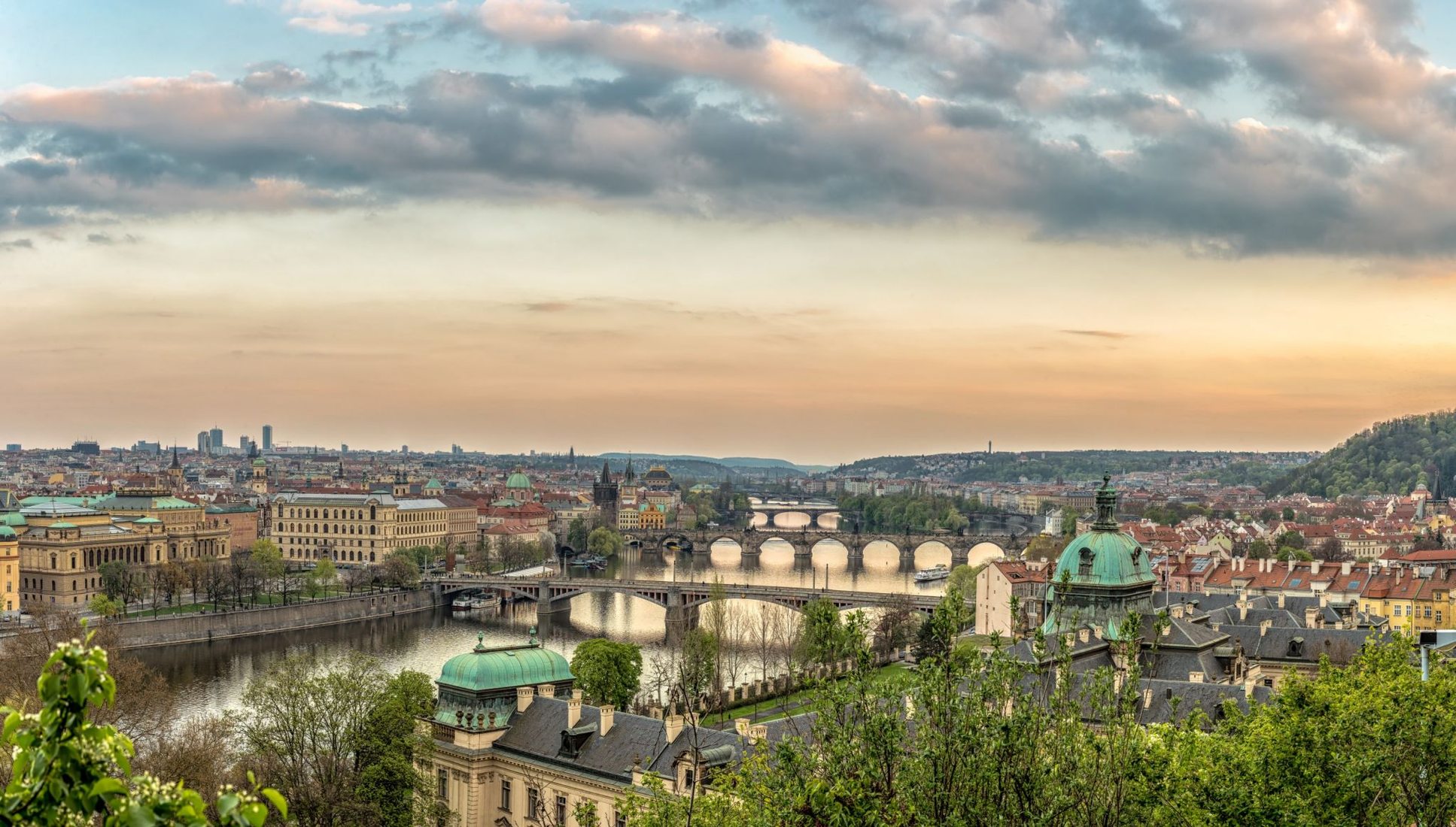 Prague 5 Bridges, Czech Republic