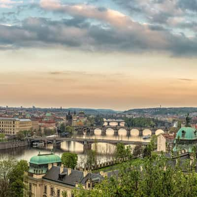 Prague 5 Bridges, Czech Republic