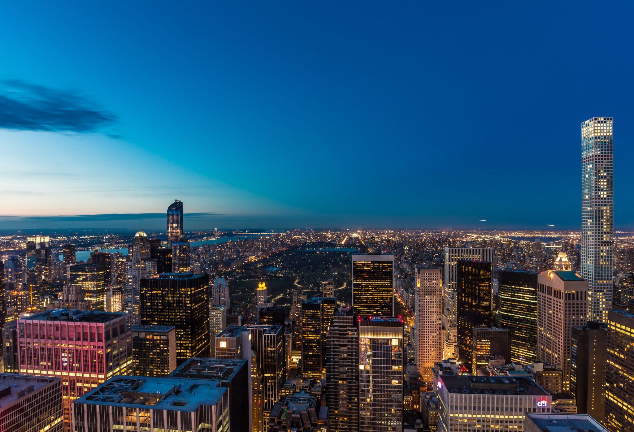 Rockefeller Center Central Park View, USA