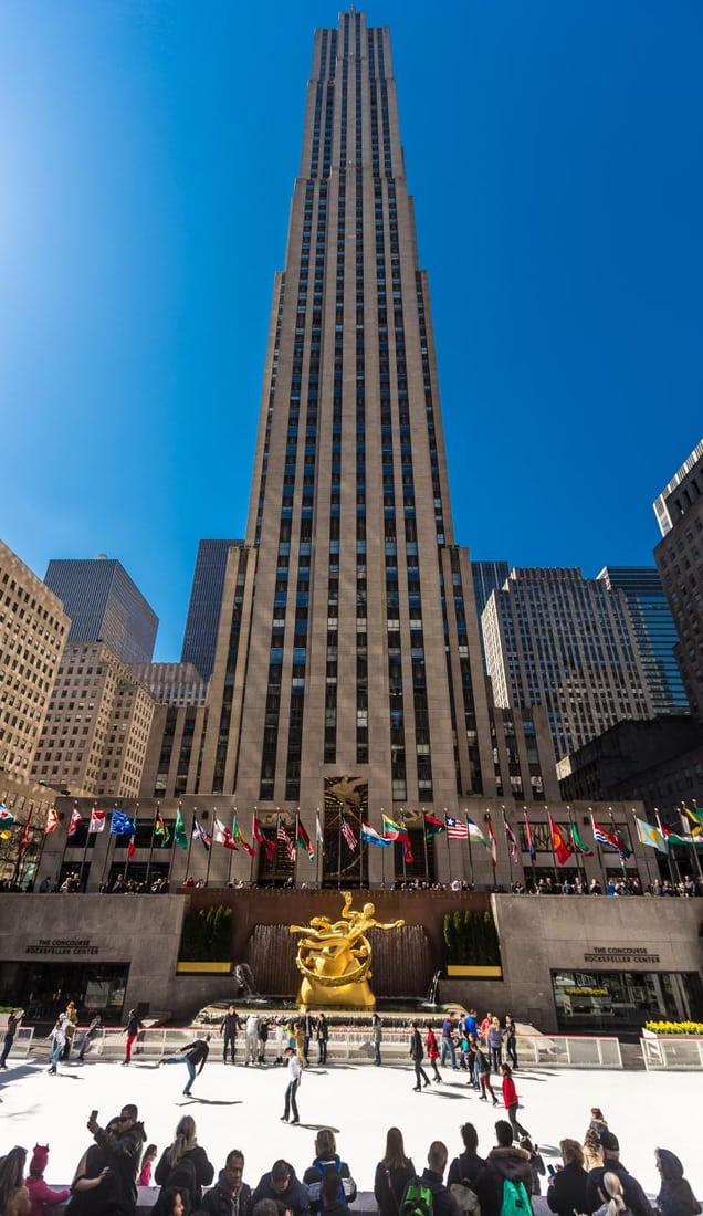 Rockefeller Center - Ice Skating Rink, USA