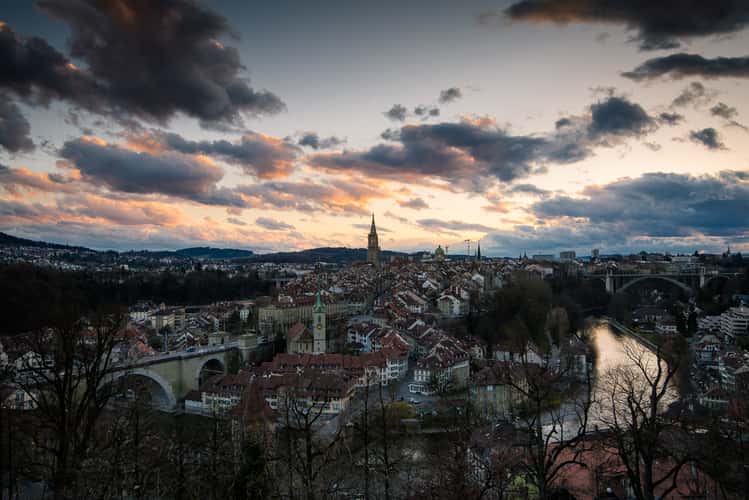  View over the Old Town of Bern