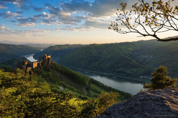 Aggstein Castle from Druidentürme