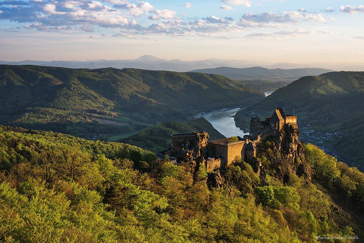 Aggstein Castle from Druidentürme, Austria