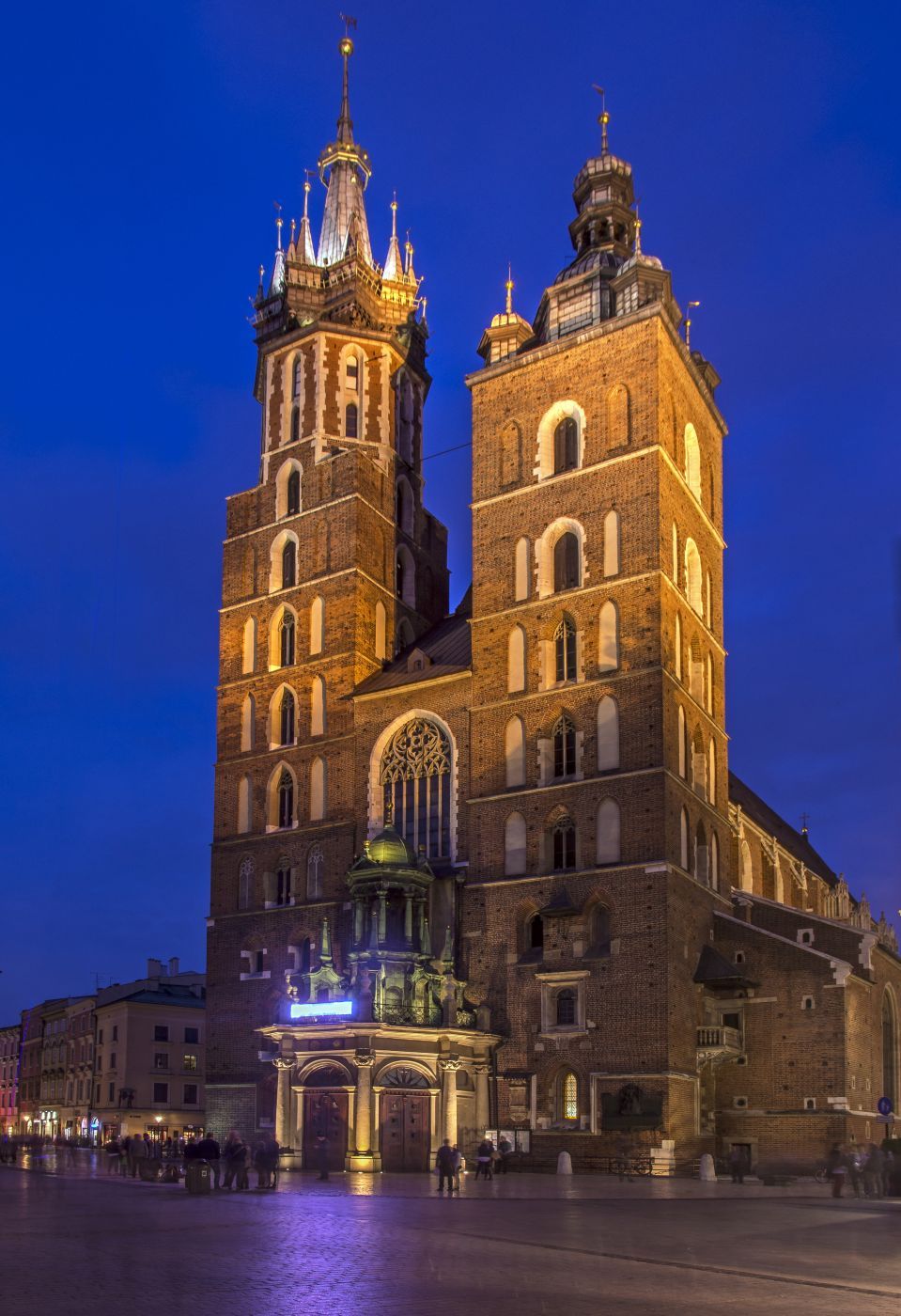 St. Mary's Basilica and St. Adalbert's Church in Kraków, Poland