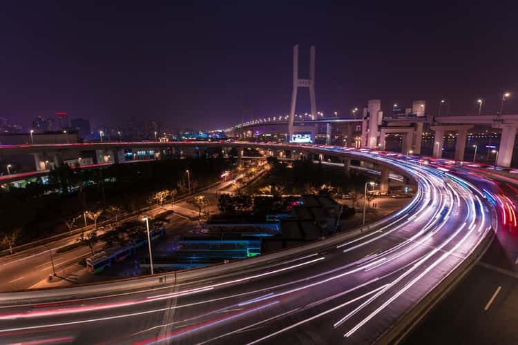 Nanpu Bridge - Shanghai Highway Swirl