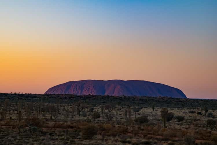 Sunrise at Uluru
