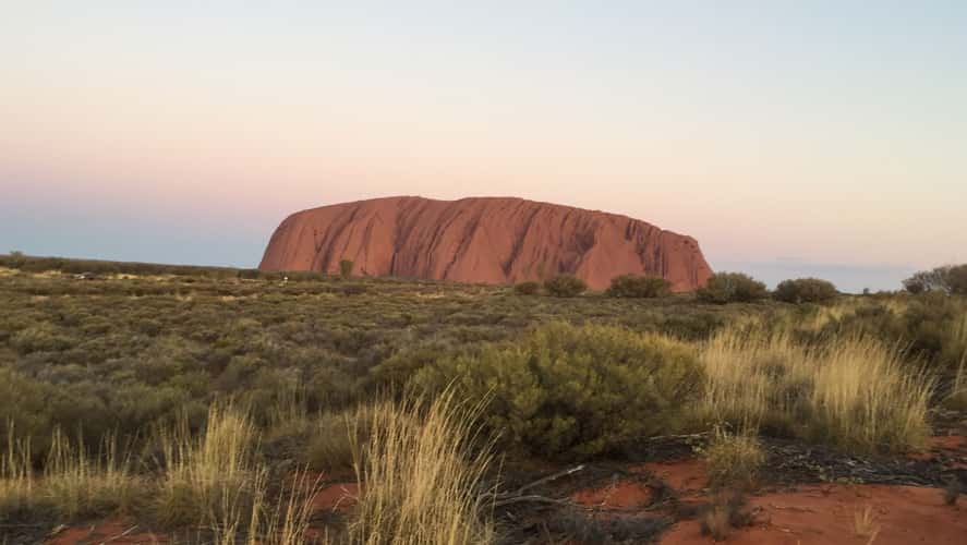 Sunset at Uluru