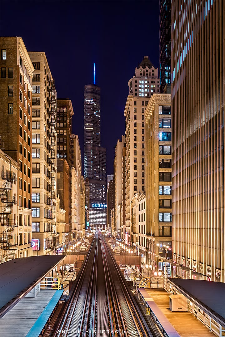 Trump Tower from Adams/Wabash, Chicago, USA